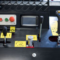 JAPA 405 skaldītāja vadības panelis ar skārienjūtīgu ekrānu